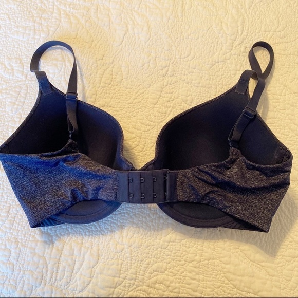 Victoria’s Secret Convertible Uplift Semi Demi Heathered Blue Bra - 32DD - Picture 10 of 11